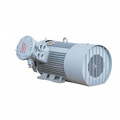 Электродвигатель 2АИМУР 315 L4 У2,5 660/1140В, класс изоляции Н, PBExdI Mb, РТС (статор), стальной фланец, подшипники SKF, 315/1500 IM9701