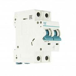 Автоматический выключатель ВА 47-100 2P C 2А